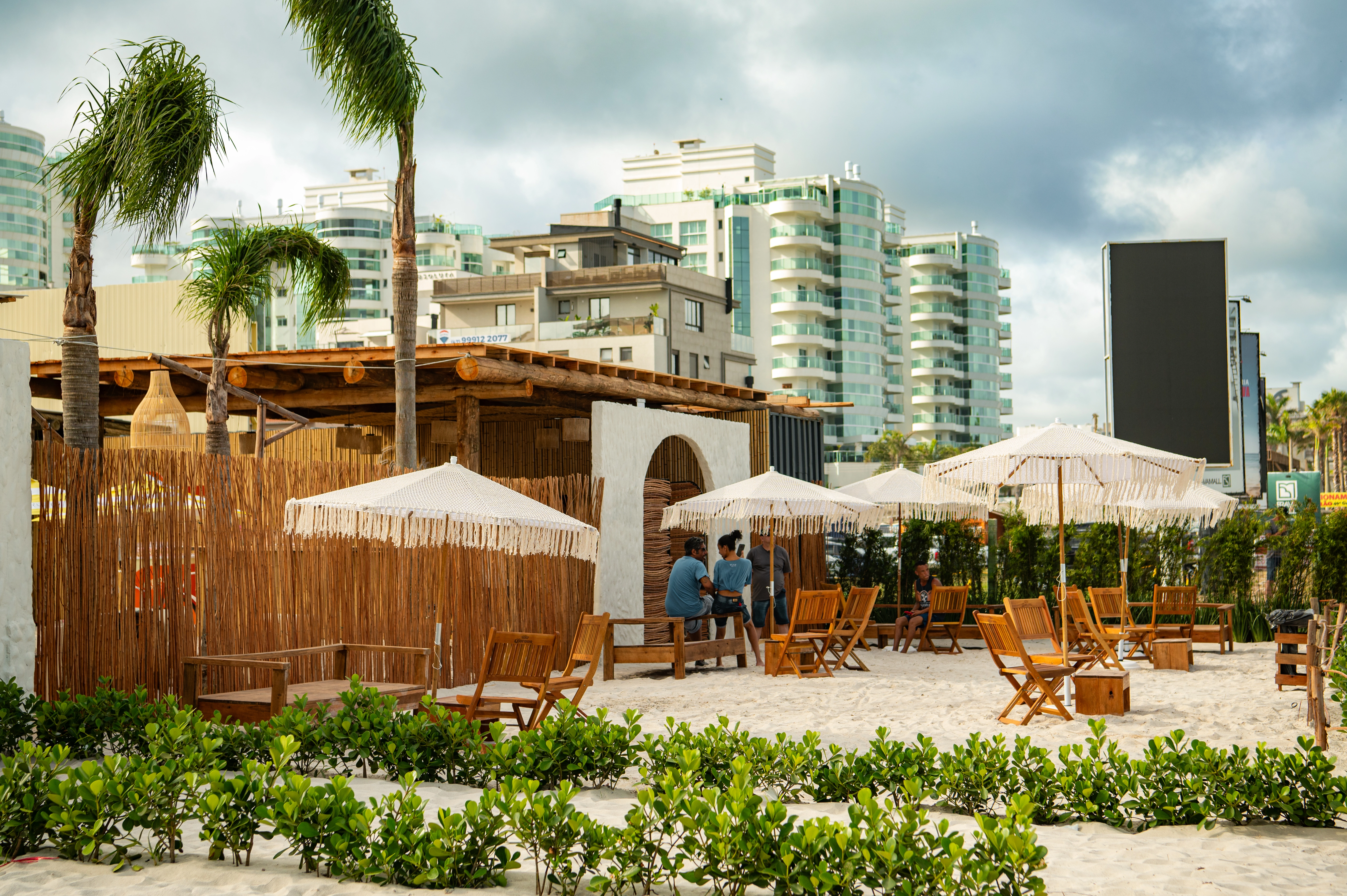 Vista interna do Playa Beach Club