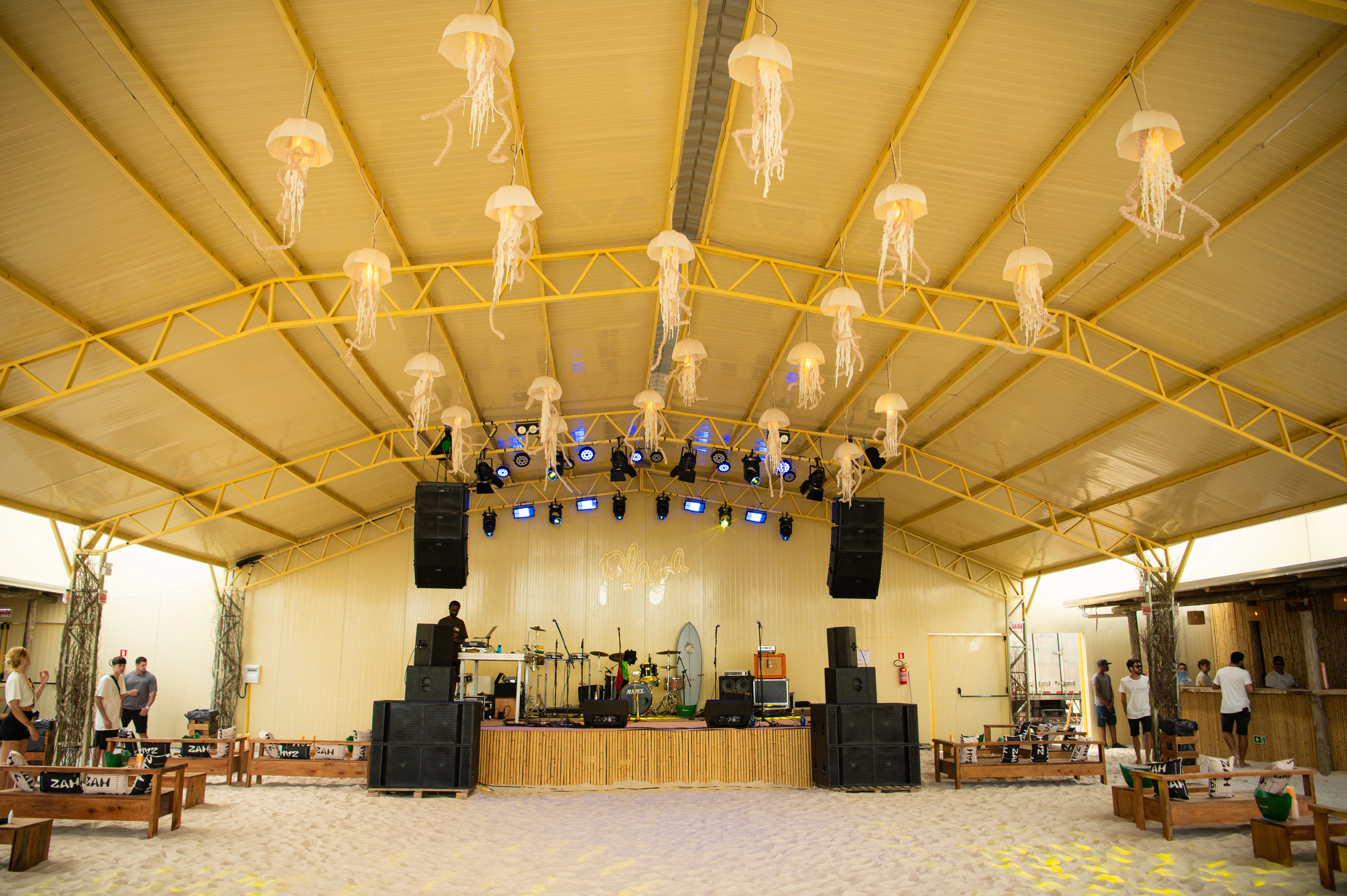 Vista geral do Playa Beach Club