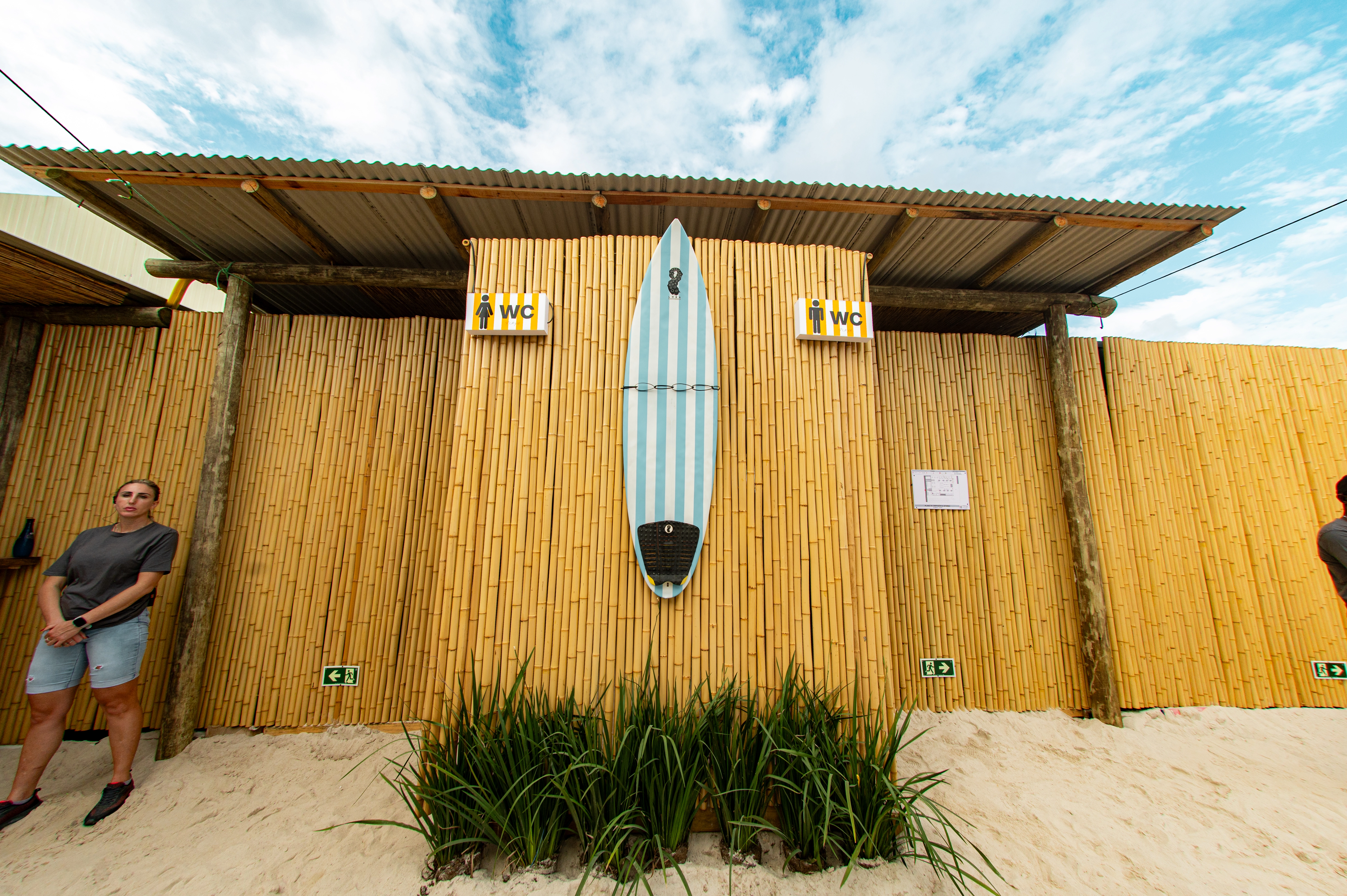 Vista da casa Playa Beach Club